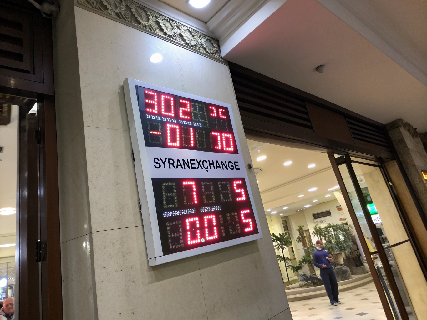 Tabela ndriçuese e këmbimores valutore me kurset ditore në Fushë Kosovë